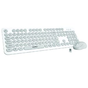 Cliptec Wireless Keyboard And Mouse Combo Set-Young Air(Grey)