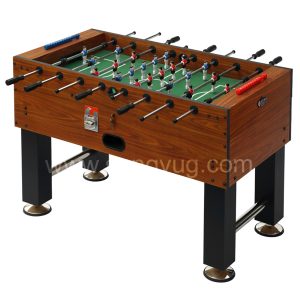 Coin Operated Foosball Table 55 Inch, Table Size:140x73x90cm, Playfield:12mm MDF, Long size aprons: 24mm thickness, 40cm wide DMF
