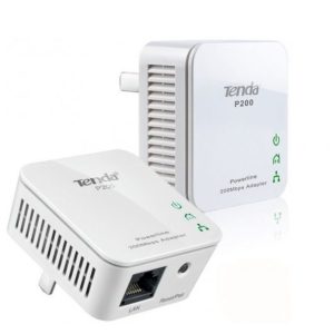 200Mbps Powerline Mini Adapter Kit, Compliant With Home Plug Av Tenda