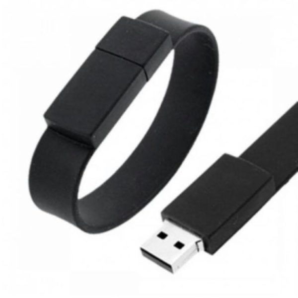 2Gb Flash Disk Wristband Type Brandable Black