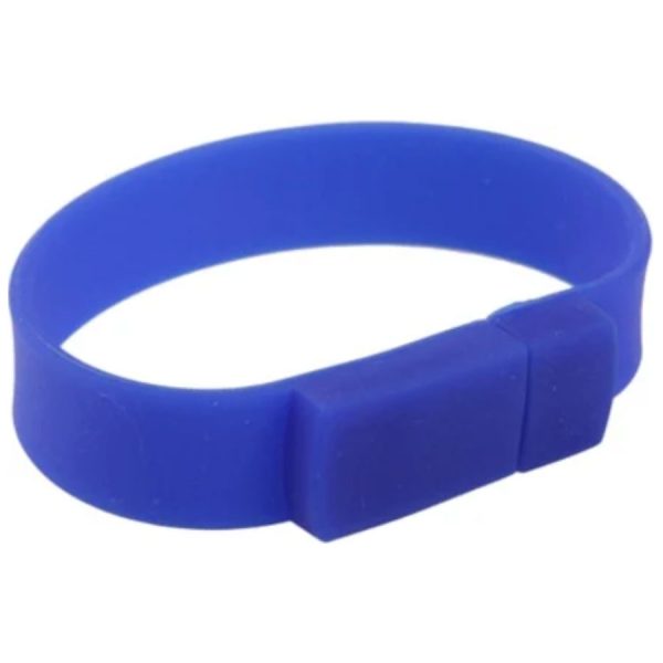 2Gb Flash Disk Wristband Type Brandable Blue