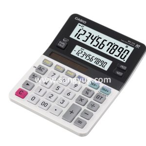 Desk Top Calculator 10 Digits Casio Mv-210 2 Way