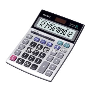 Desk Top Calculator 12 Digits Casio Ds20Tv 2 Way