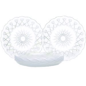 Disposable Crystal Plate 18 Cm
