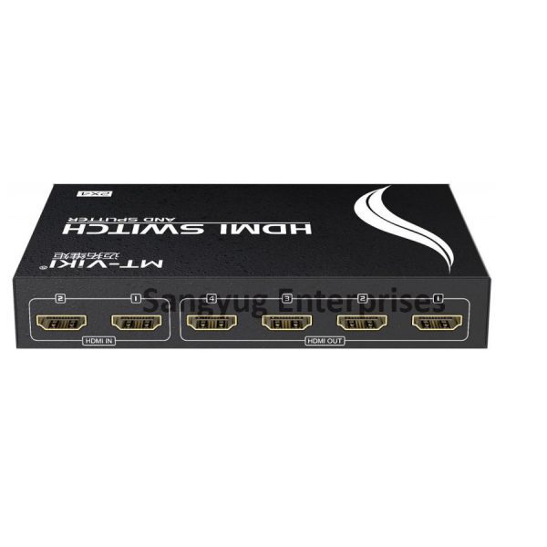 2X4, Hdmi/3D,Auto Switch By Ir - 2 X Hdmi In - 4 X Hdmi Out