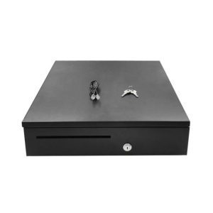Electronic Cash Drawer, Black Color Size:  420X405X100mm, RJ11 Interface, 5B8C