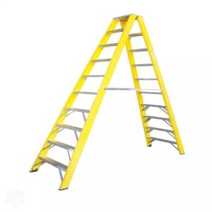 Fiberglass Step Ladder With Aluminium Steps - 1.5M