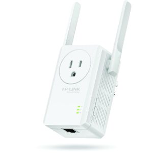 300Mbps Wireless N Wall Plugged Range Extender With Ac Passthrough, 2 Fixed Antennas Tp Link