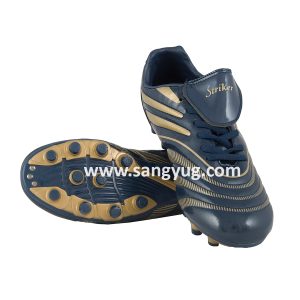 Football Shoes In Printed Box 11 Striker Navy Blue / Gold