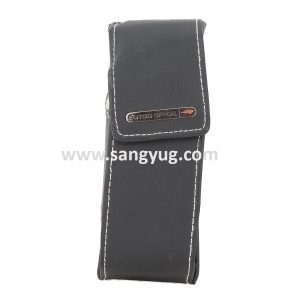 Hard Cover Sunglass Case With Magnetic Lock Brown