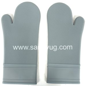 Heat Proof Gloves 170G/Pc Upto 260 Degree Centigrade 35X17.5Cm Gray