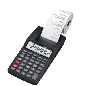 HR-8RC-BK Printer Calculator 12 Digits Casio Ac/ Dc