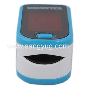 LED Finger Pulse Oximeter Blue