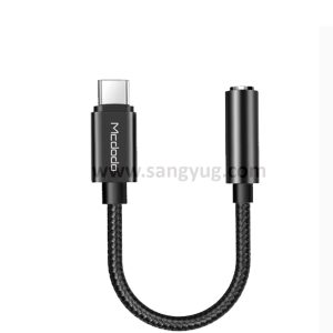 Mcdodo Beethoven Series Type-C To Dc3.5Mm Cable  (For Type-C Devices)-Black