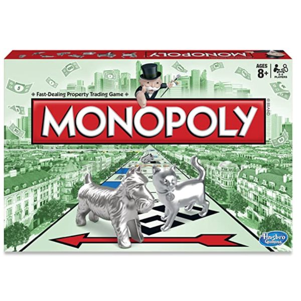 Monopoly Fast-Dealing Property Trading Game, Age 8 Plus, Hasbro Gaming