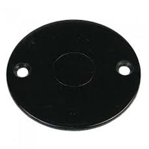 Round Cover Blanking - 65mm, Black