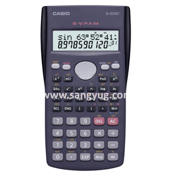 Scientific Calculator 10 + 2 Casio Fx82Ms Batt
