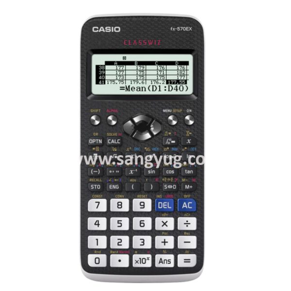 Scientific Calculator 10 + 2 Digits Casio Fx-570Ex