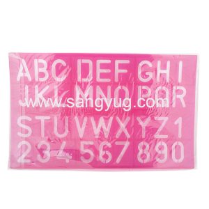 Stencil 8inchX13.5inch, Number And Alphabets