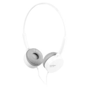 Stereo Headphone Color-Band Cliptec White