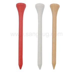 Tee Wooden Assorted Colours 83Mm