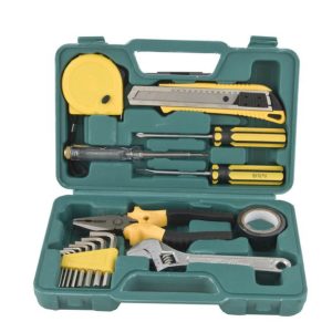 Toolkit 16Pcs Packed In Green Plastic Case