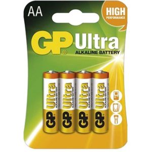 Ultra Alkaline Battery AA Pack Of 4 Gp Gp15Au-2Ue2