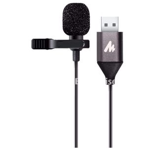 Usb Microphone Zero-Latency Headphone Output, 2M Cable Length, Omni Directional Maono