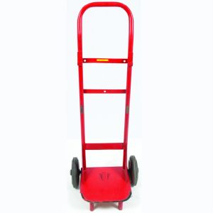 Wheel Spare Trolley Small, Red, H 46inch, W 11inch, W/Out Cylinder Sunpower Black
