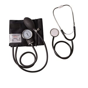 Aneroid Sphygmomanometer (Blood Pressure Measuring)& Dual Head Stethoscope, In Colored Gift Box, With Pouch
