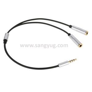 Audio Splitter Cable, For Mic & HeadPhone