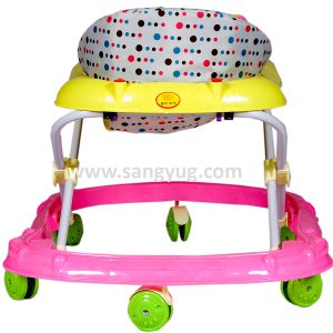 Baby Wheeled Walker With Music Module And Toys Plastic/Abs Green, Blue, Pink, Purple