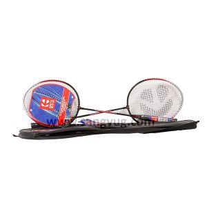 Badminton Racket Set In Full Zipper Cover