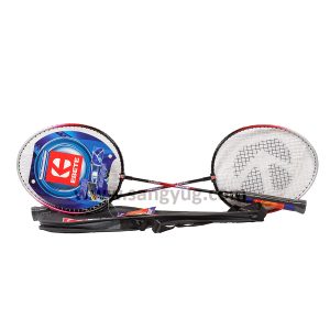 Badminton Racket Set, Aluminium + Iron, T Joint, 3/4 Cover Ebete