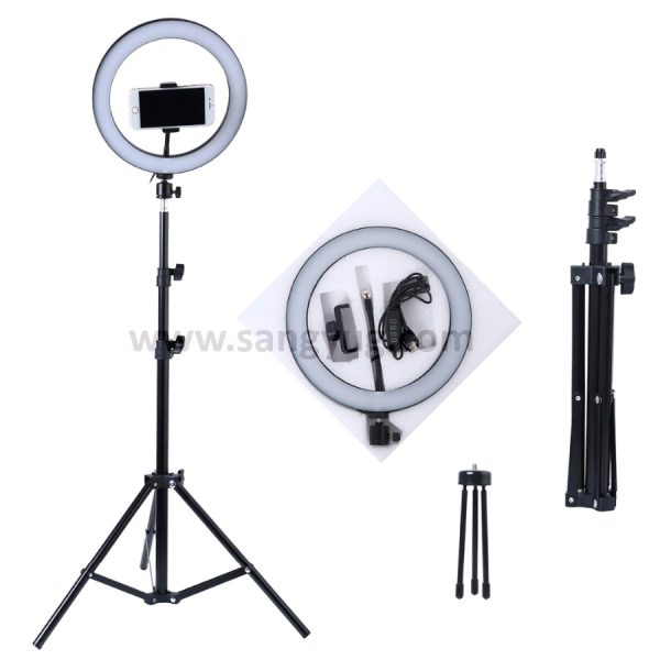 18 Inch RGB Ring Light 3000-6000K Led Ring Lamp With Tripod, Remote & Phone Stand Photography Lighting For Camera Phone Makeup Youtube