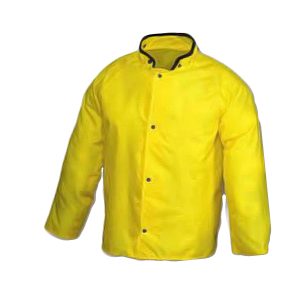 Pvc Spray Suits Jacket W/O Hood, W/O Lining, Yellow, No Pockets , Elasticated Wrist.