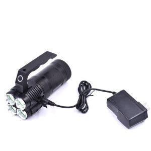 Rechargable Led Handlamp, 4 Lights, Uses 4X18650 Lithium Battery 110*180Mm