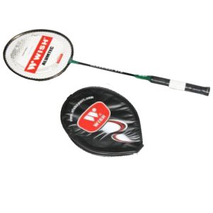 Badminton Racket With Full Cover. 40T Hot Melt Carbon+Woven Carbon.Jointless Weight:90-100Gms Wish
