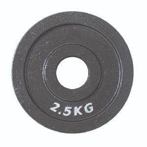 Black Cast Iron Plate Weight 2.5Kg