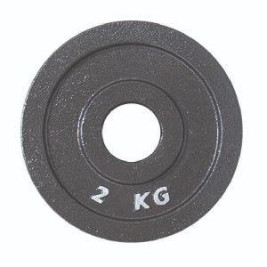 Black Cast Iron Plate Weight 2Kg