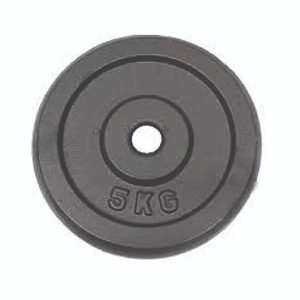 Black Cast Iron Plate Weight 5Kg