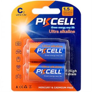 C Size Ultra Alkaline Battery1.5V, 0Hg, PKCELL