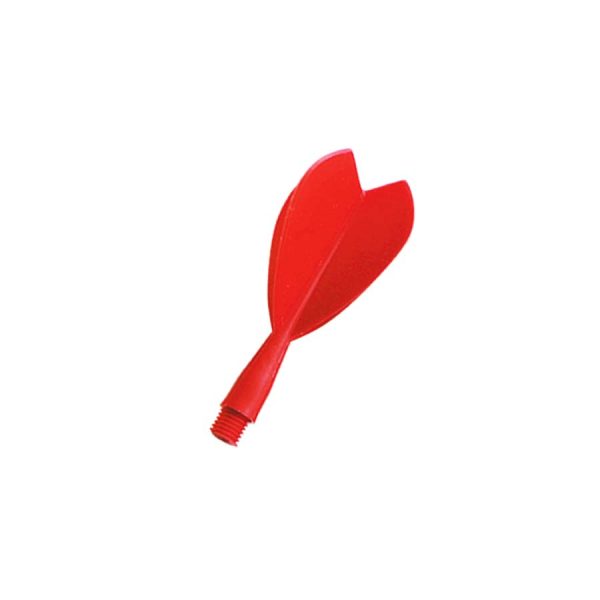 1/4 Std Plastic Flight - Red Set Of 3
