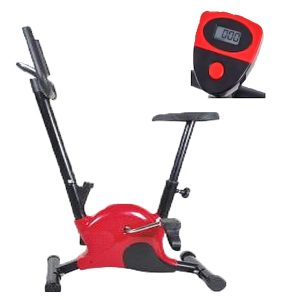 Exercise Bike With Meter, Speed, Distance, Time, Calorie inchRibbion Bikeinch Red