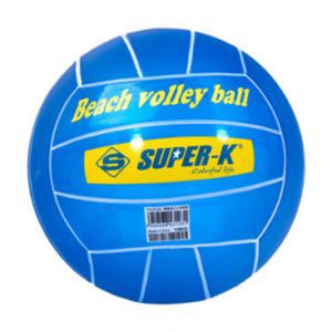 Laminated Pu Volleyball #5 Super-K Blue/Yellow/White