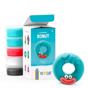 Air Dry Clay - HEY CLAY MATE Donut 5 Cans, 72X146X72mm, 75G Of Clay