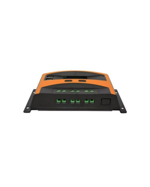 Charge Controller 10Amp With Digital Display & 2Xusb Output - 12/24V Orange - Image 2