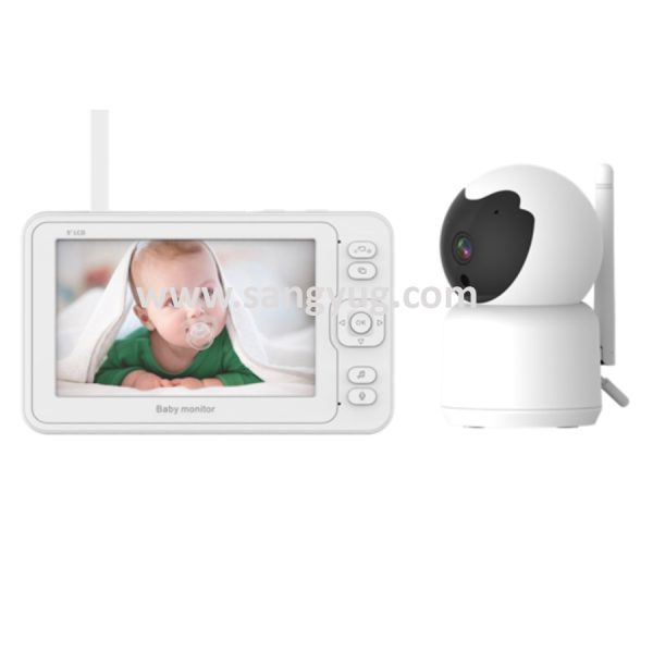 Baby Monitor System 4 Inch LCD Screen With 200Mah Battery Capacity, 2MP Camera