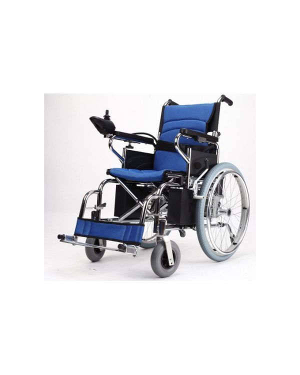 Basic Power Wheelchair Adult Size, 46Cm, Large Rear Wheel With Spokes, With Good Quality Controller
