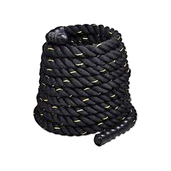 SPL615 Battle Ropes 3-Strand, 9M*50Mm F50Mm* 9M 100% Polyester Black